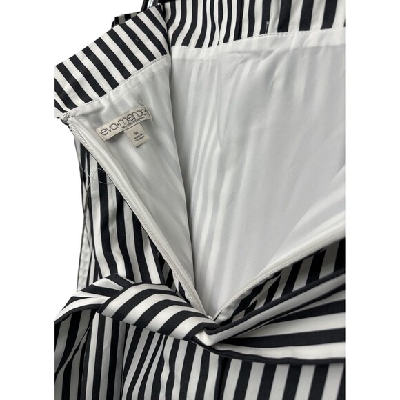 Eva Mendes New York & Co Skirt Womens Sz 16 High Waist Blk/Wht Striped Skirt - Picture 6 of 7